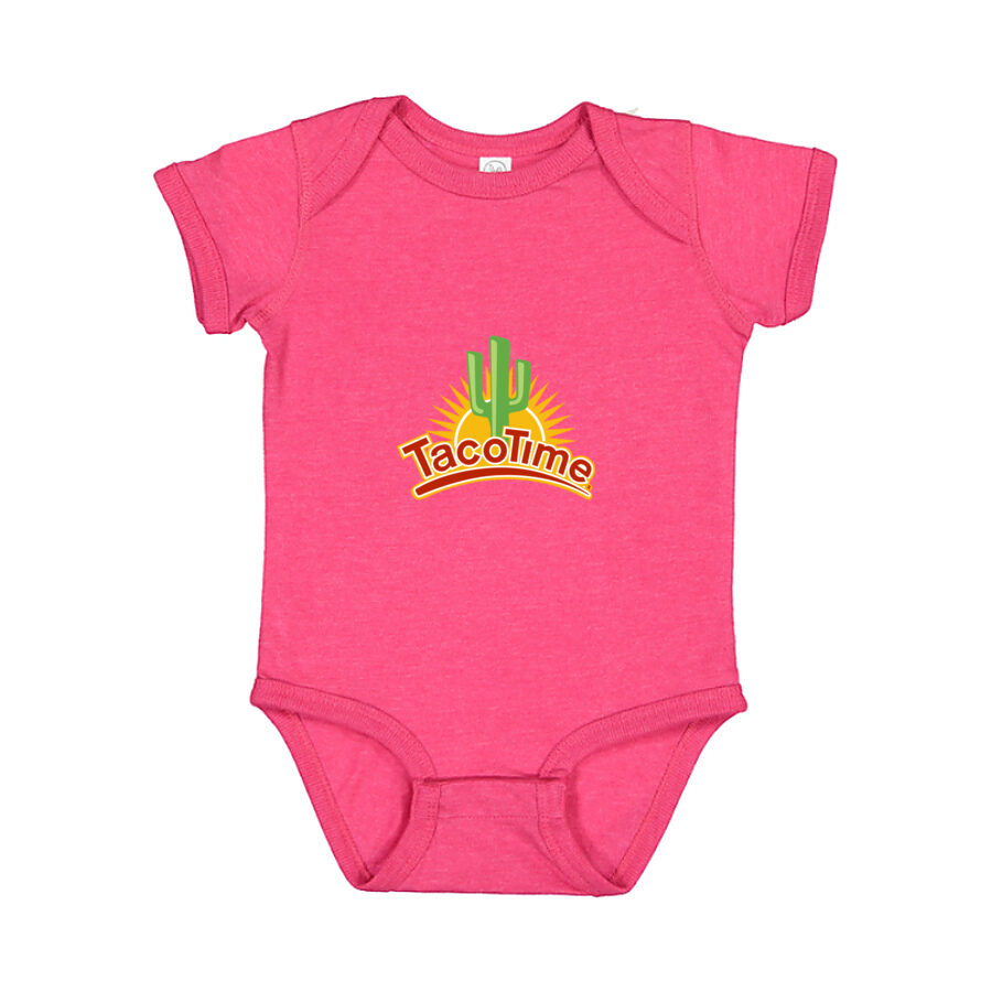 TacoTime Baby Romper Onesie - Pink