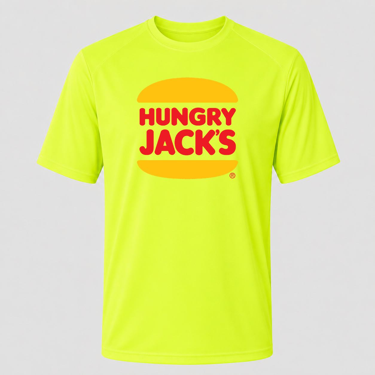 Men's Hungry Jacks Performance T-Shirt - Safety Green