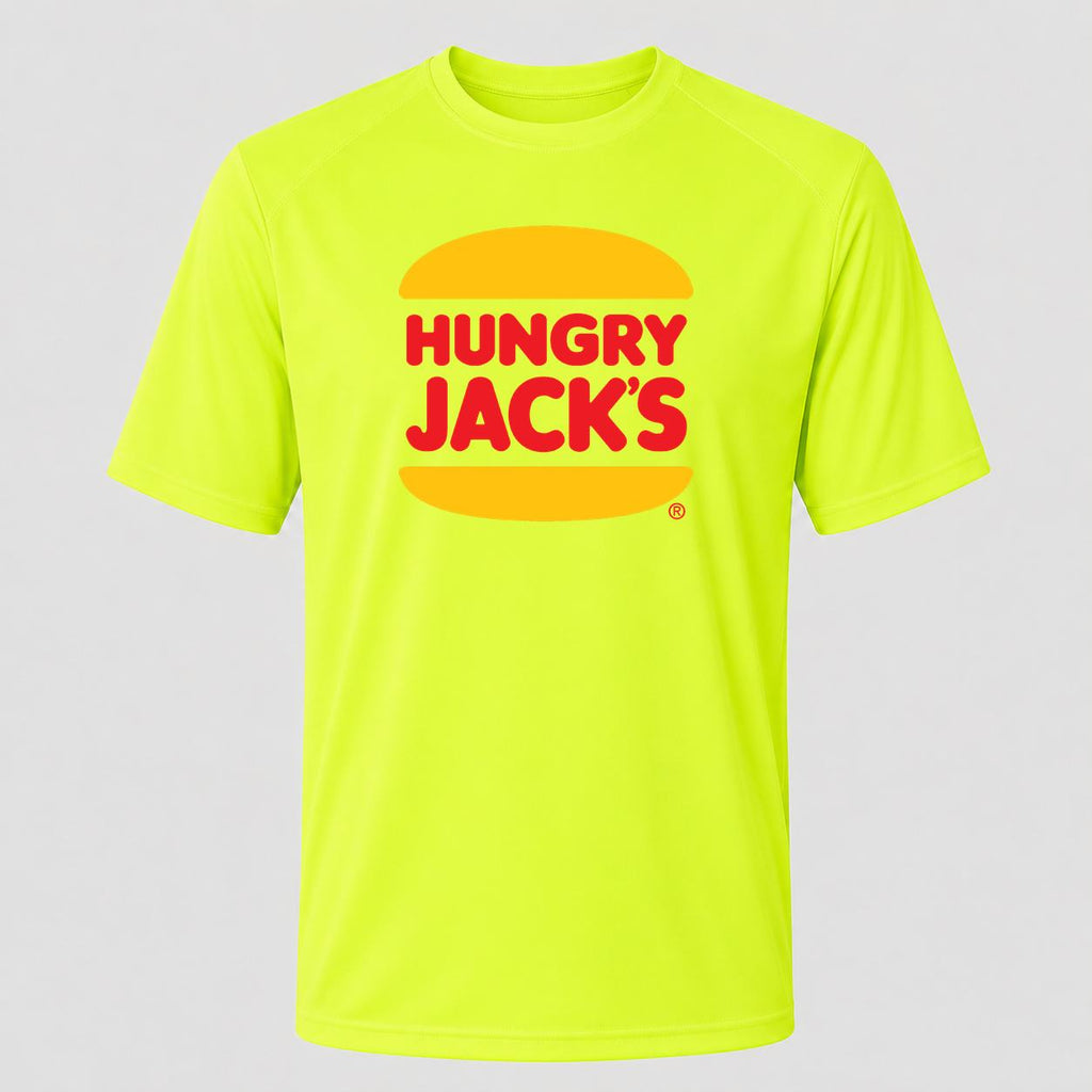 Men's Hungry Jacks Performance T-Shirt - Safety Green