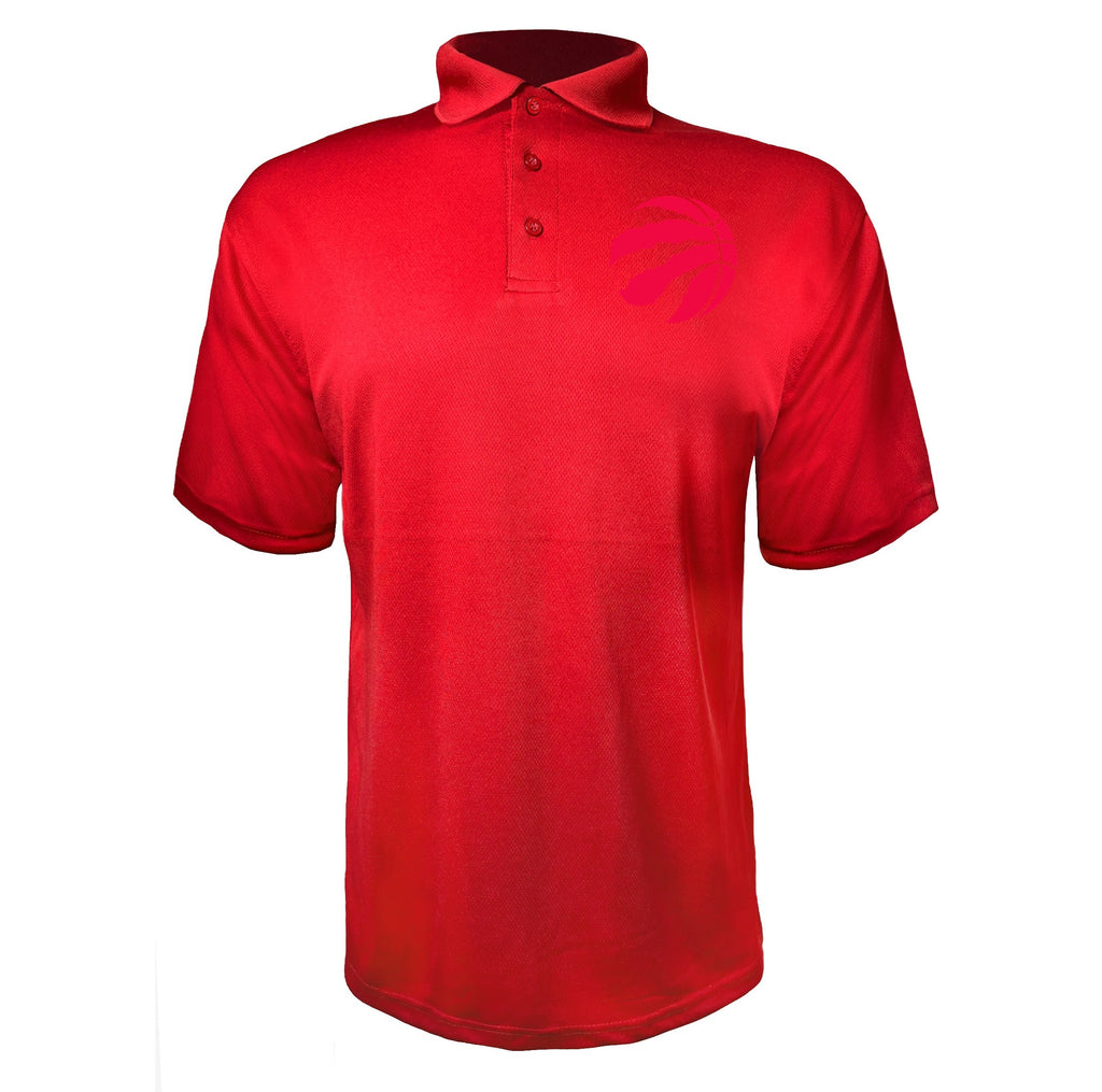 Toronto Raptors Red polyester polo