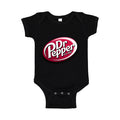 Dr Pepper Baby Romper Onesie - Black