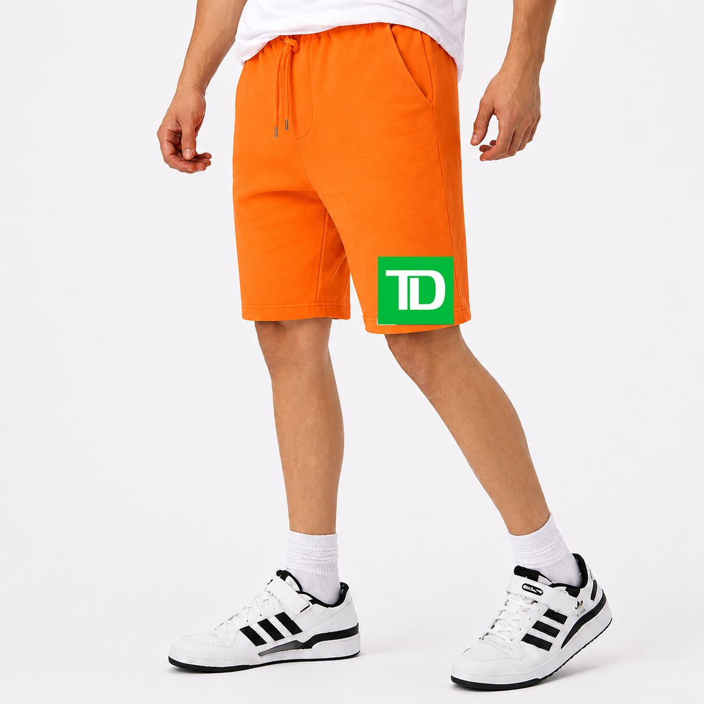 Men's TD Bank Cotton Shorts - Orange