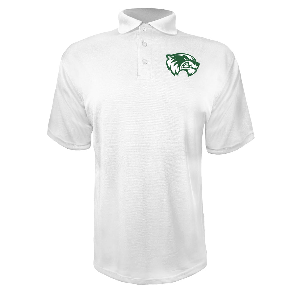 Utah Valley Wolverines White polyester polo