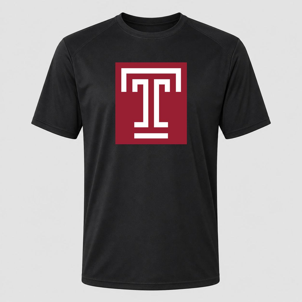 Men's Temple Owls Performance T-Shirt - Black