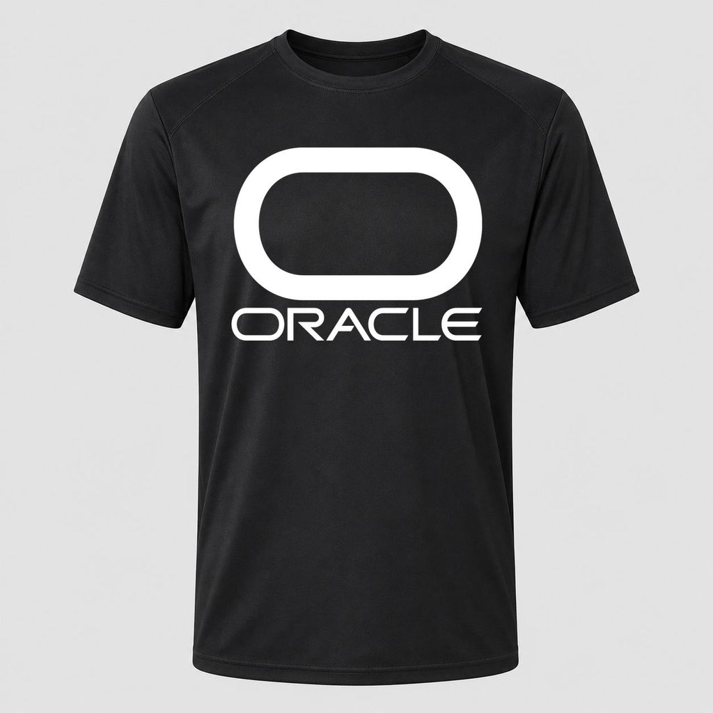 Men's Oracle White Performance T-Shirt - Black