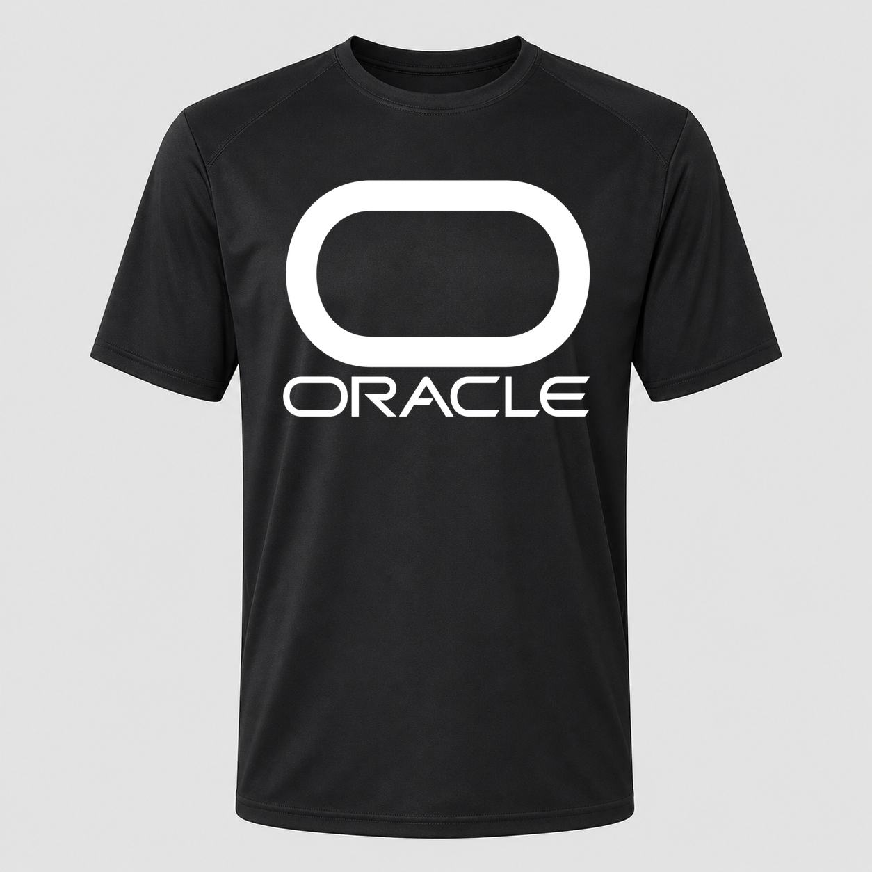 Men's Oracle White Performance T-Shirt - Black