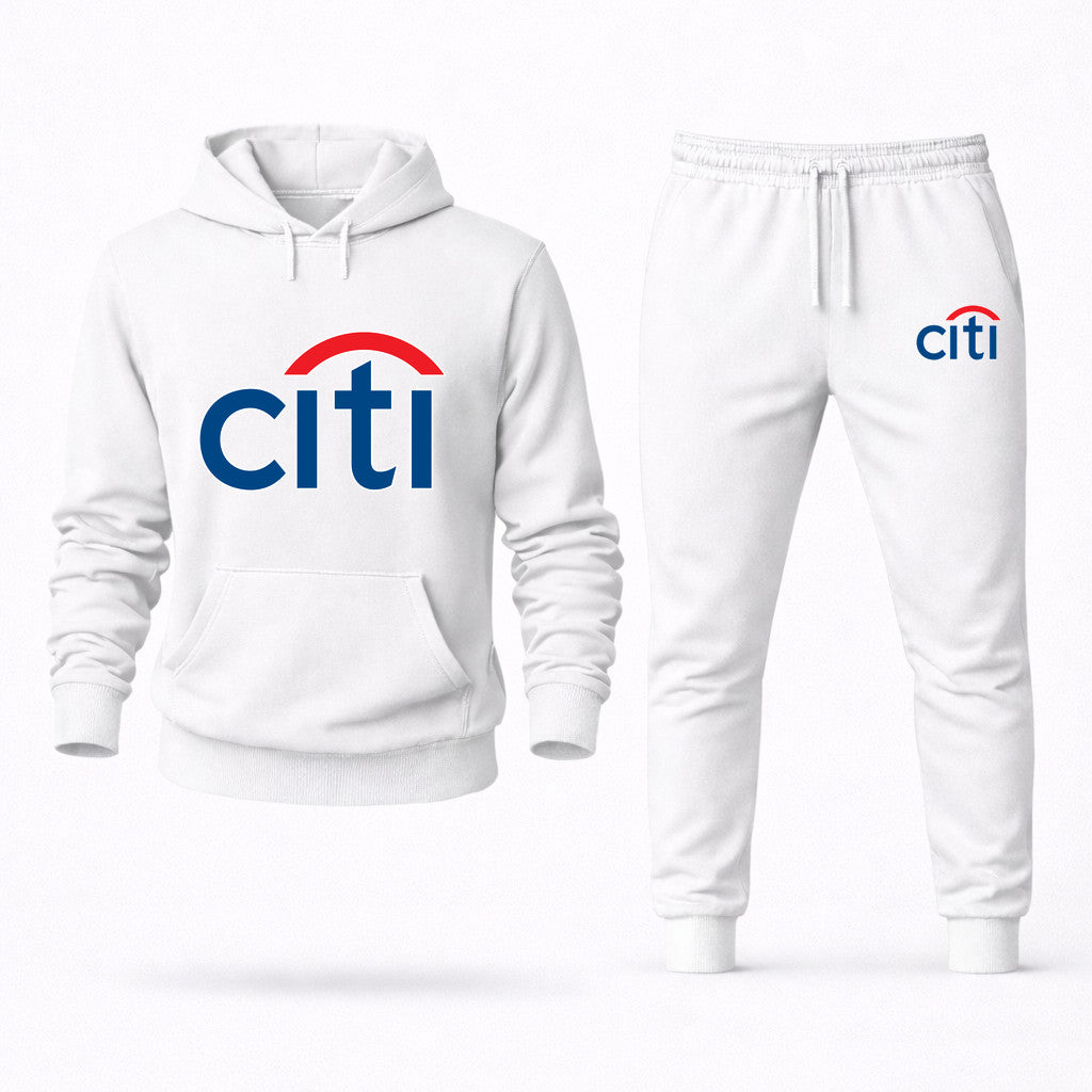 Citi Hoodie and Joggers Set - White