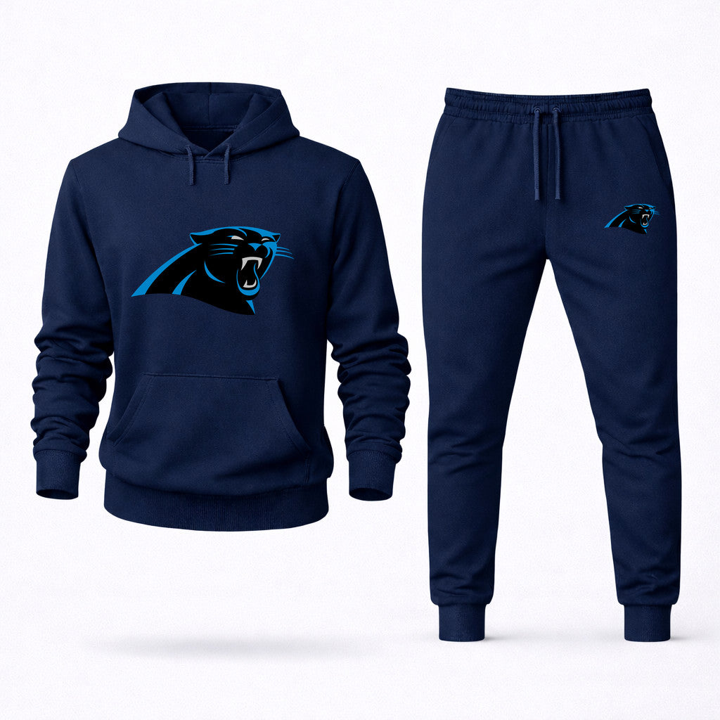 Carolina Panthers Hoodie and Joggers Set - Navy