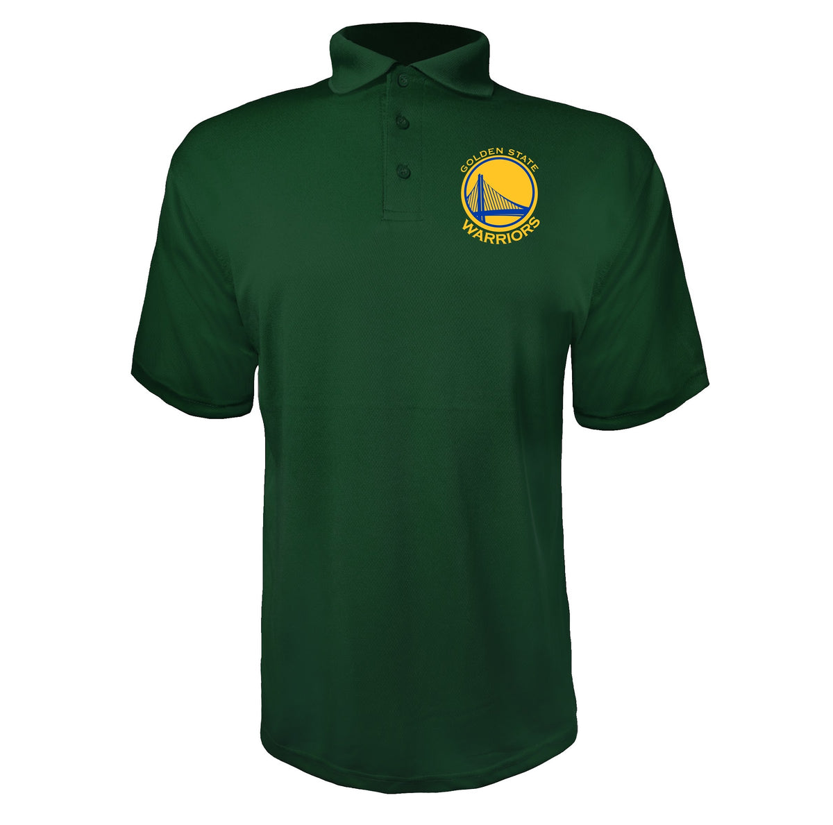 Golden states warrior yellow Green polyester polo