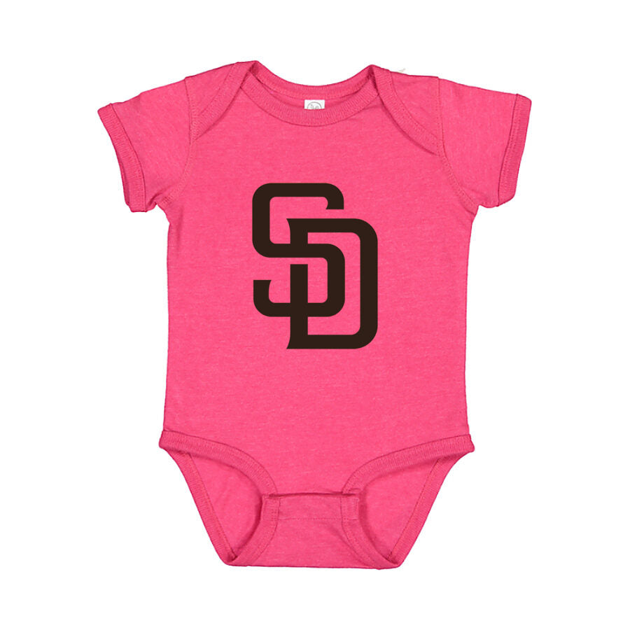 San Diego Padres Baby Romper Onesie - Pink