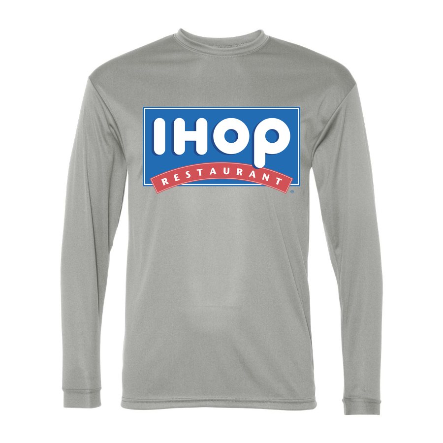 Men's IHOP Polyester Long Sleeve T-Shirt - Silver