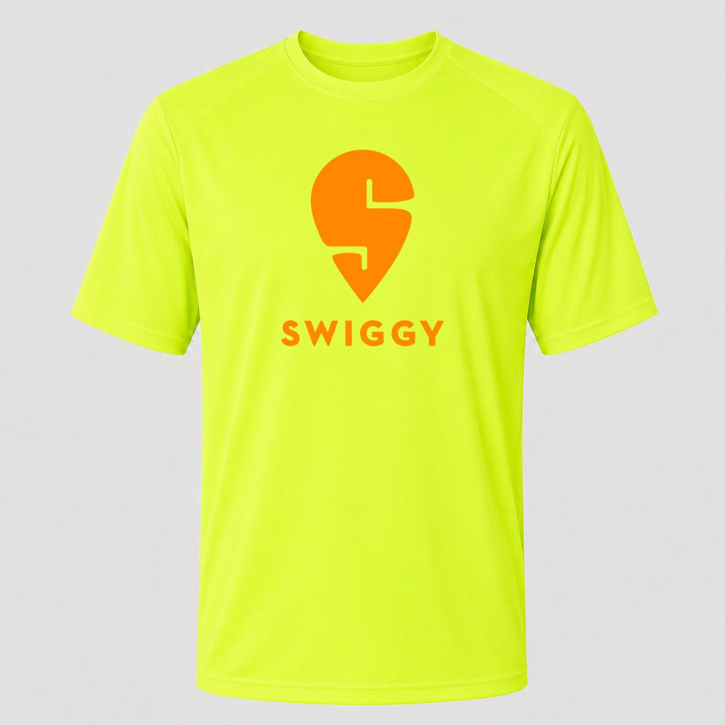 Men's Swiggy Performance T-Shirt - Safety Green