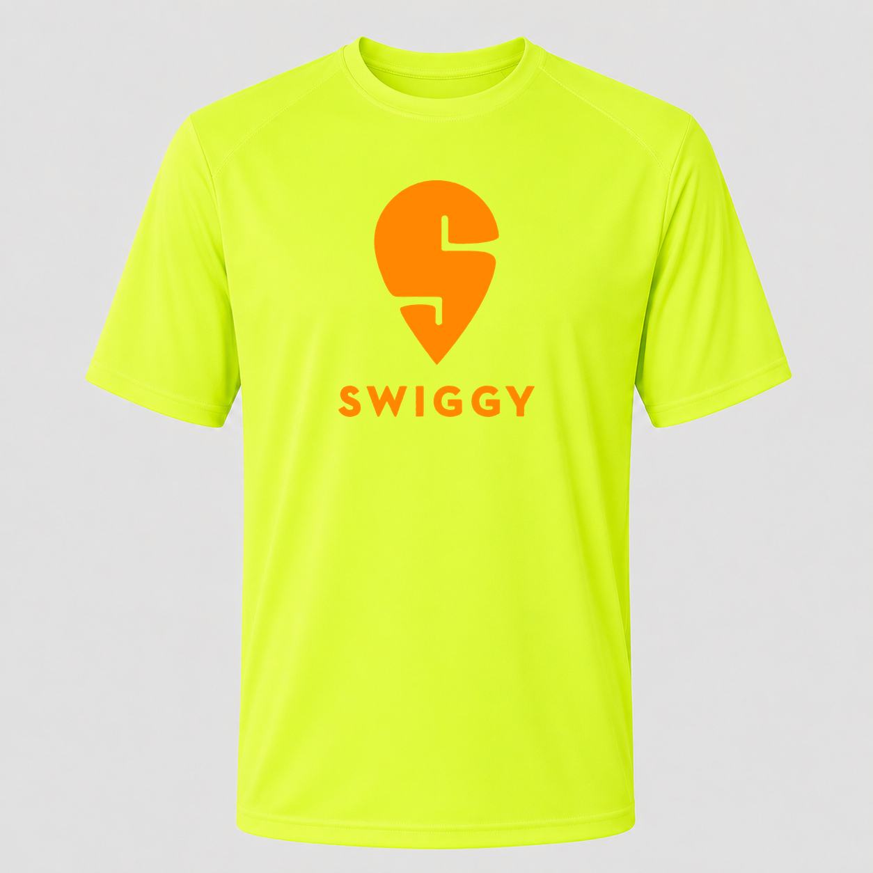 Men's Swiggy Performance T-Shirt - Safety Green