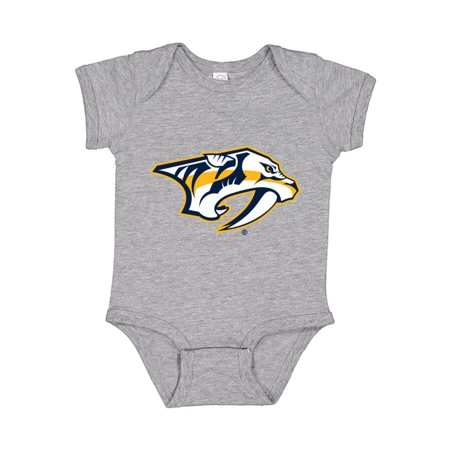 Nashville Predators Baby Romper Onesie - Gray