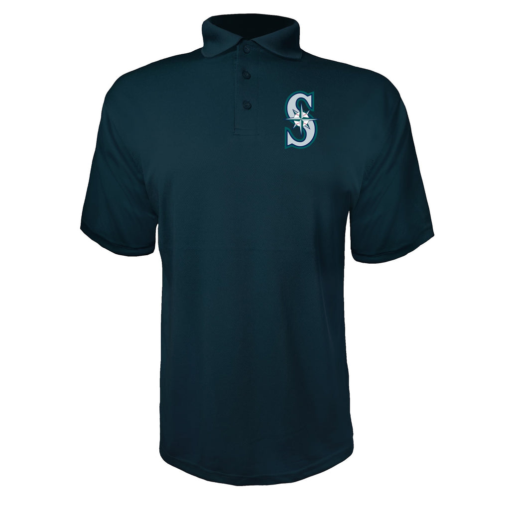 Seattle Mariners Navy polyester polo