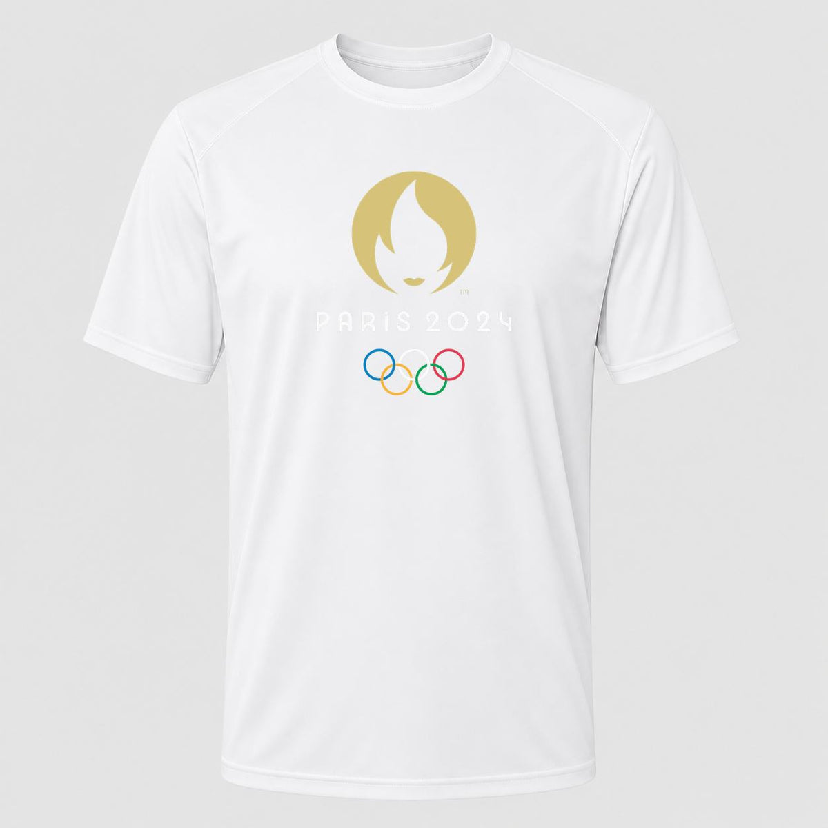Men's Olympics 2024 Paris White Performance T-Shirt - White
