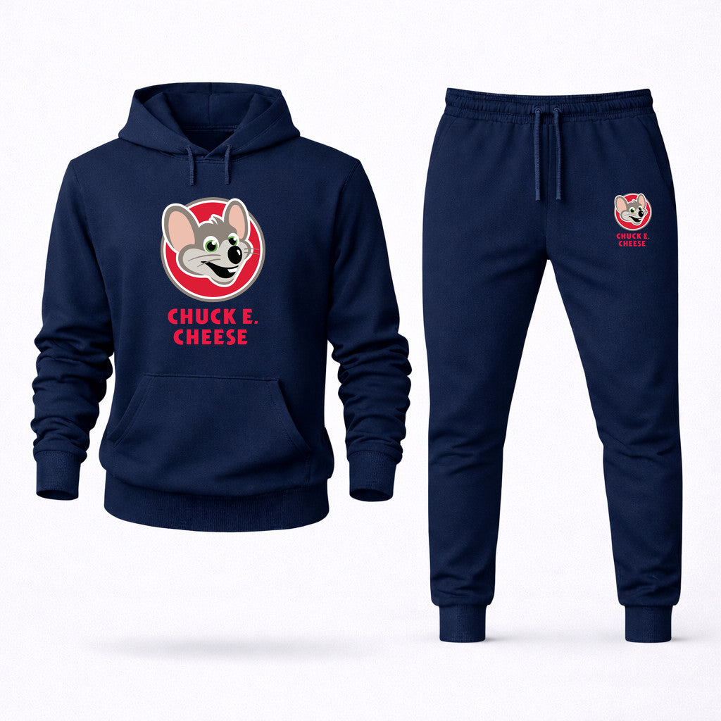 Chuck E. Cheese Hoodie and Joggers Set - Navy