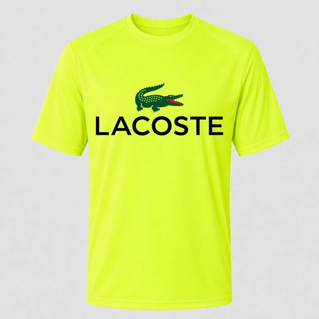 Men's Lacoste Performance T-Shirt - Safety Green