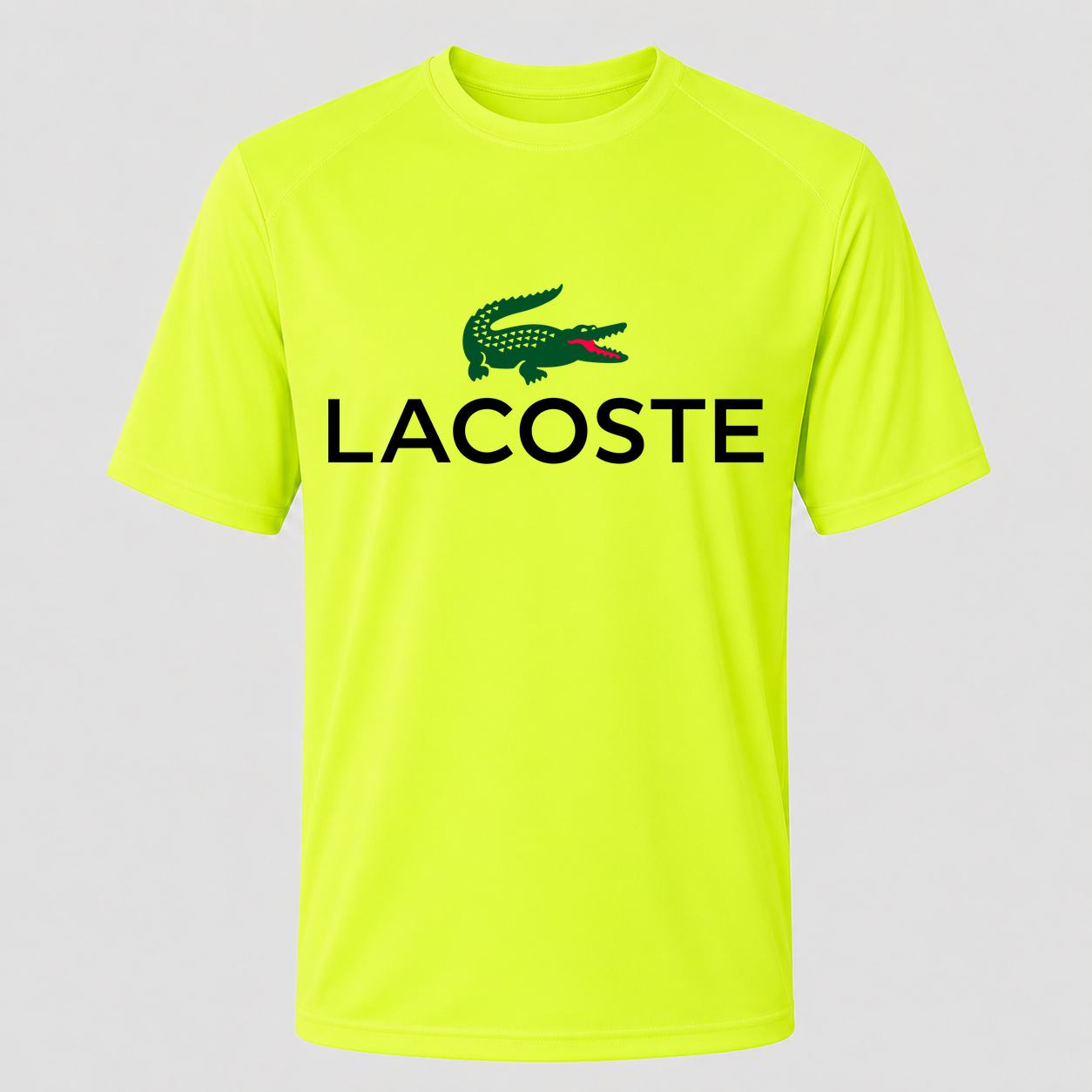 Men's Lacoste Performance T-Shirt - Safety Green