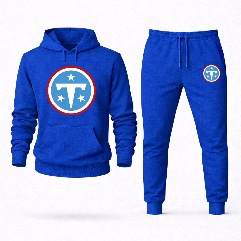 Tennessee Titans Hoodie and Joggers Set - Blue