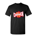 Men's Crunch Fitness Logo Cotton T-Shirt - Black