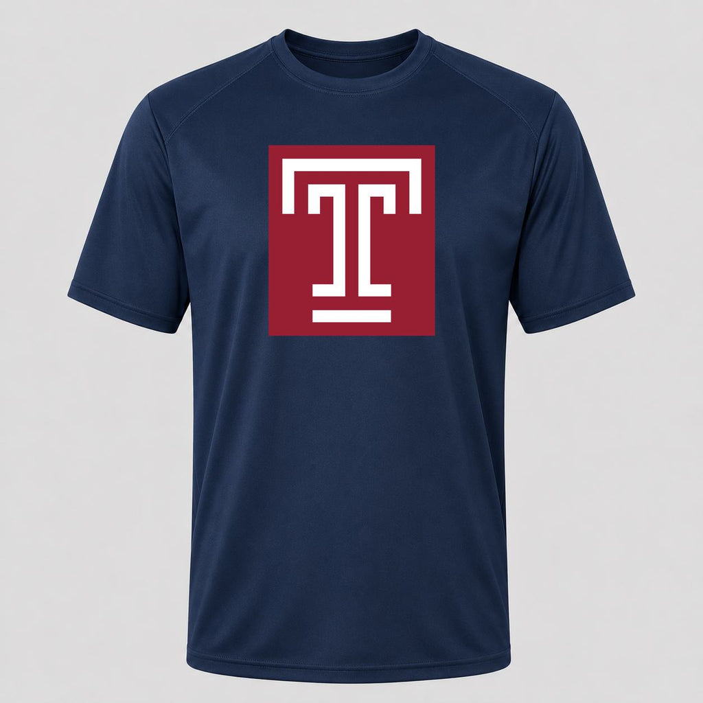 Men's Temple Owls Performance T-Shirt - Navy