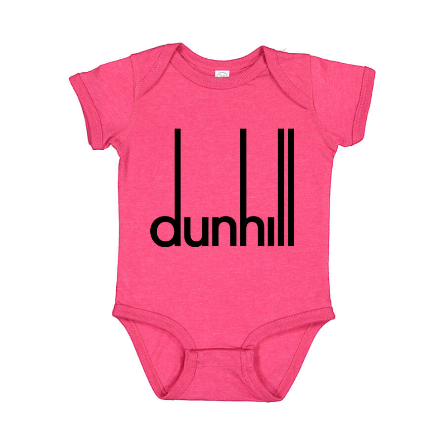 Dunhill Black Logo Baby Romper Onesie - Pink