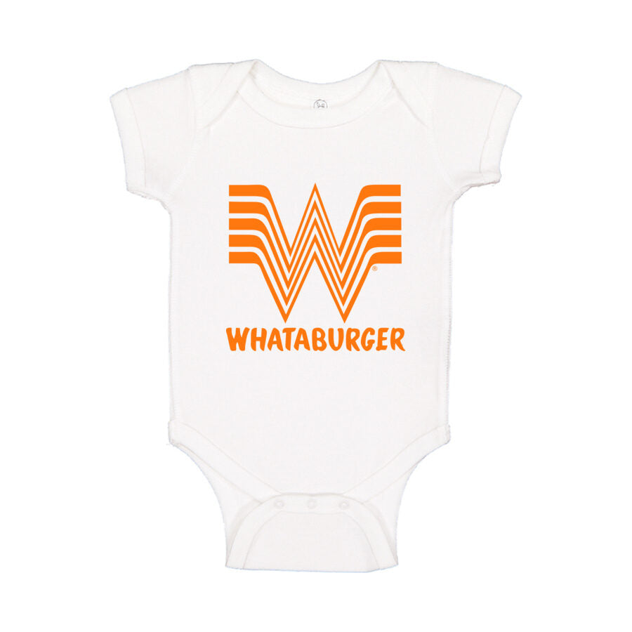 Whataburger Baby Romper Onesie - White