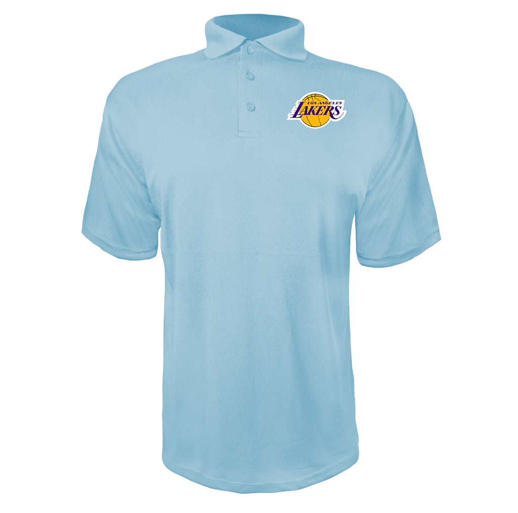Los Angeles Lakers Sky Blue polyester polo