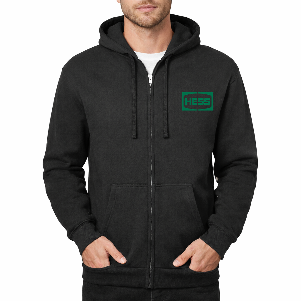 Hess Zipper Hoodie - Black