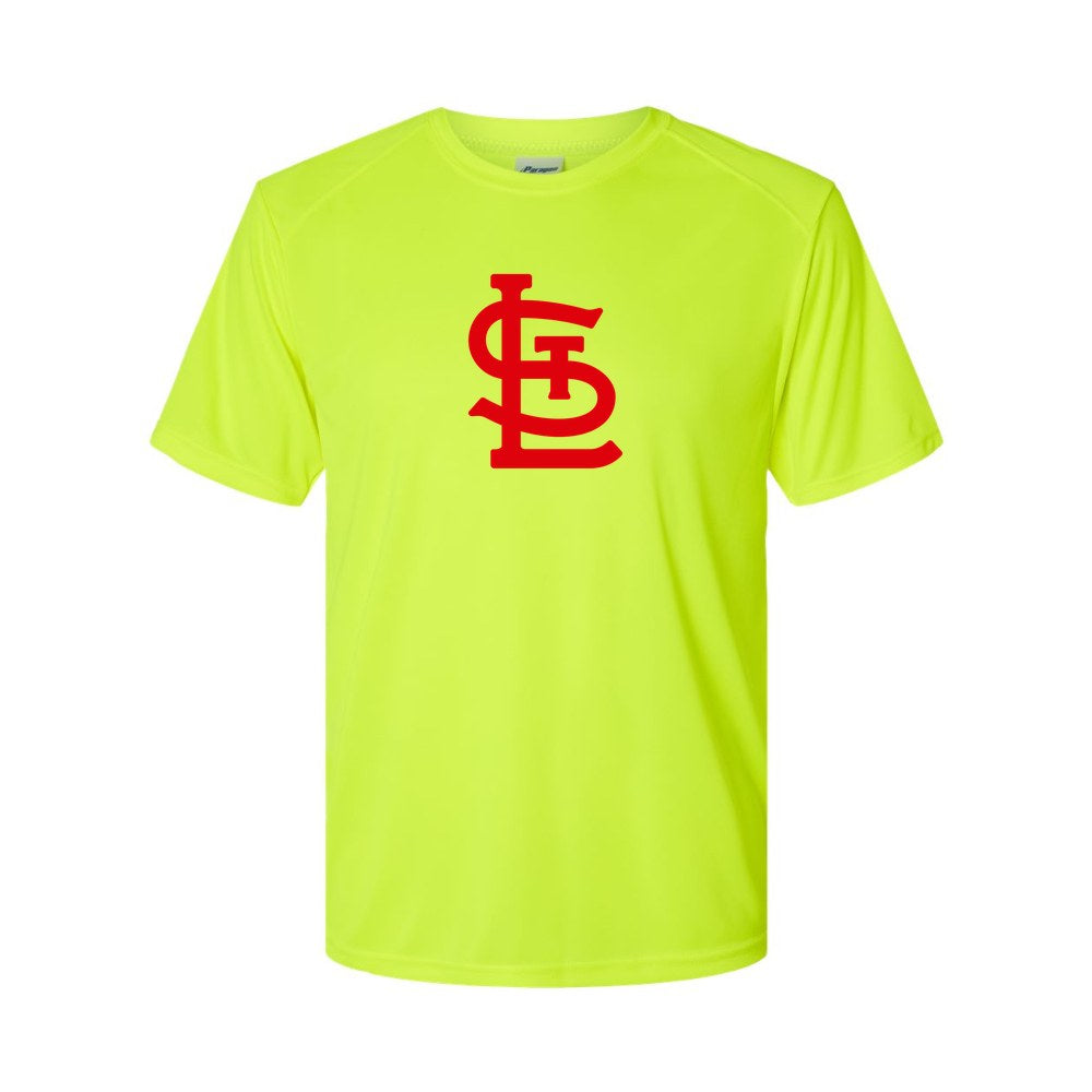 St. Louis Cardinals Polyester T-Shirt - Safety Green