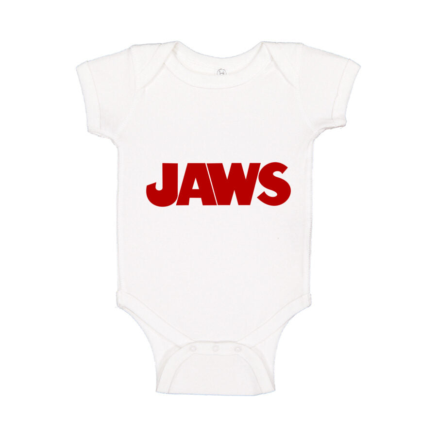 Jaws Baby Romper Onesie - White