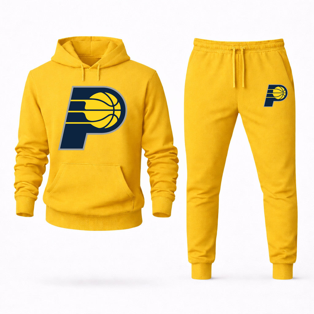 Indiana Pacers Hoodie and Joggers Set - Yellow