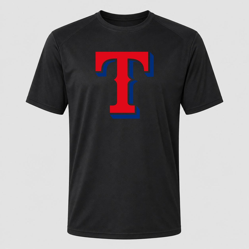 Men's Texas Rangers Performance T-Shirt - Black