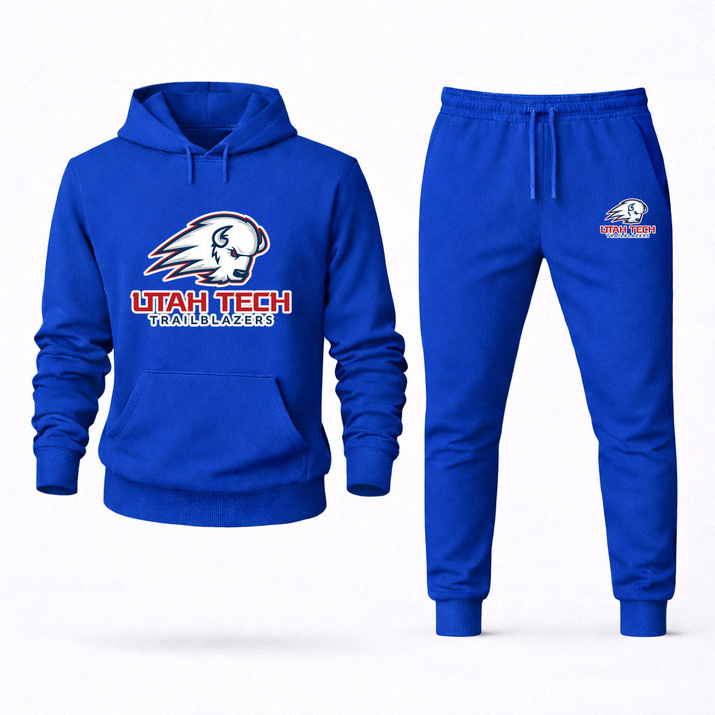 Utah Tech Trailblazers Hoodie and Joggers Set - Blue