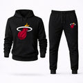 Miami Heat Hoodie and Joggers Set - Black