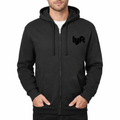 Lyft black Zipper Hoodie - Black