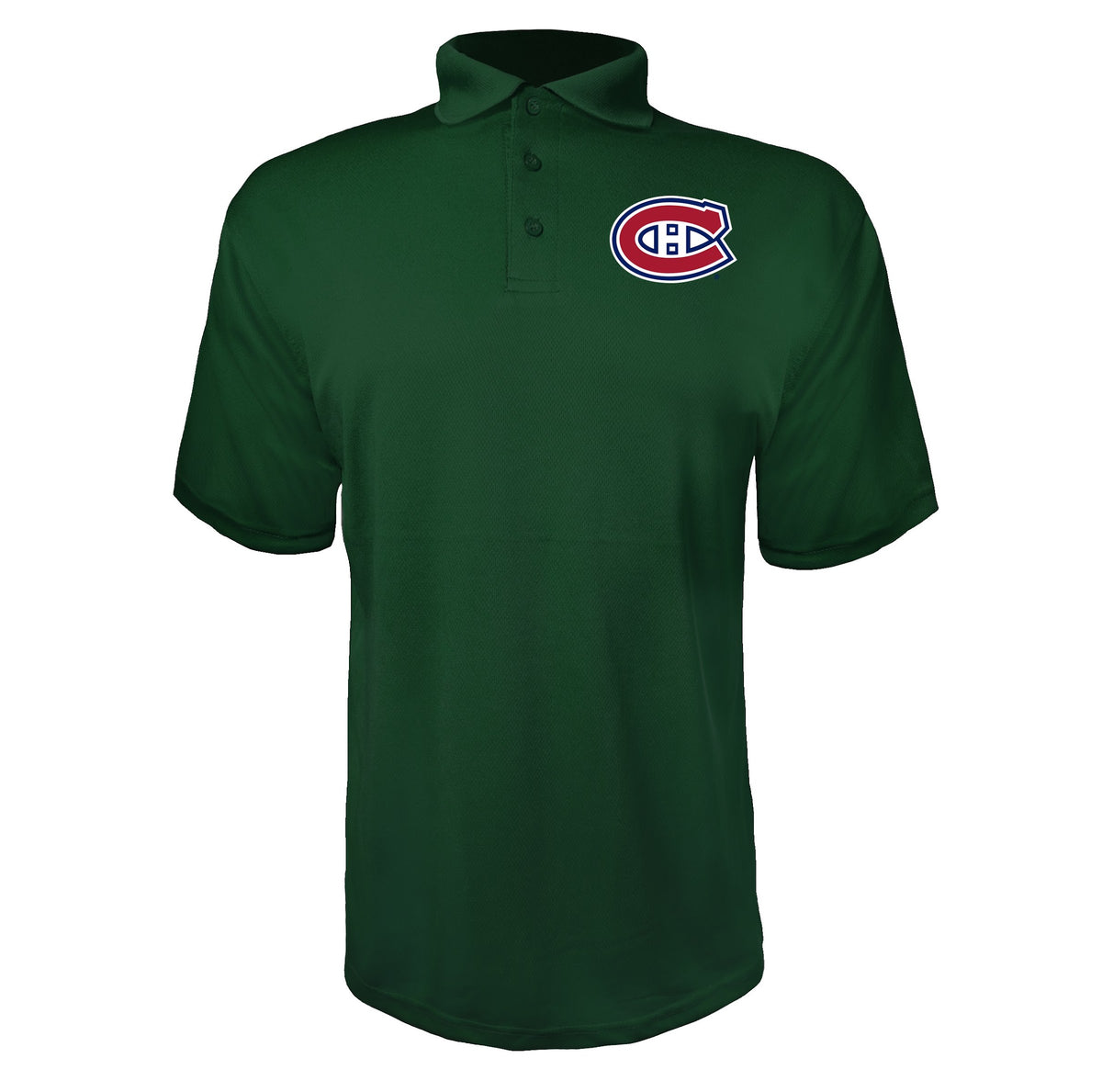 Montreal Canadiens Green polyester polo