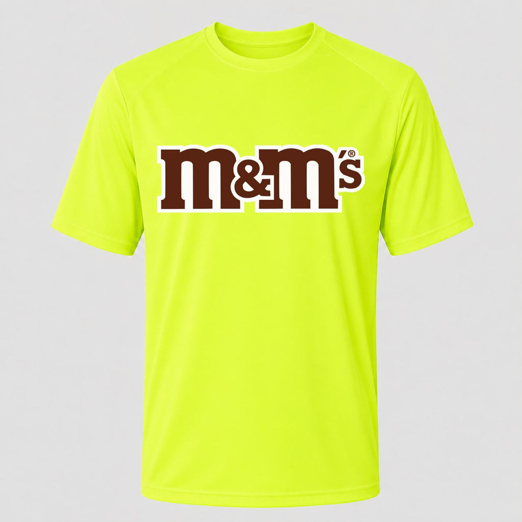 Men's M&M's Performance T-Shirt - Safety Green