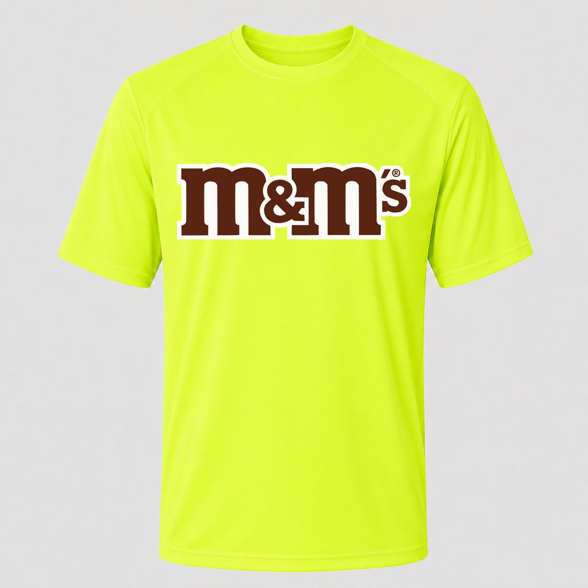 Men's M&M's Performance T-Shirt - Safety Green