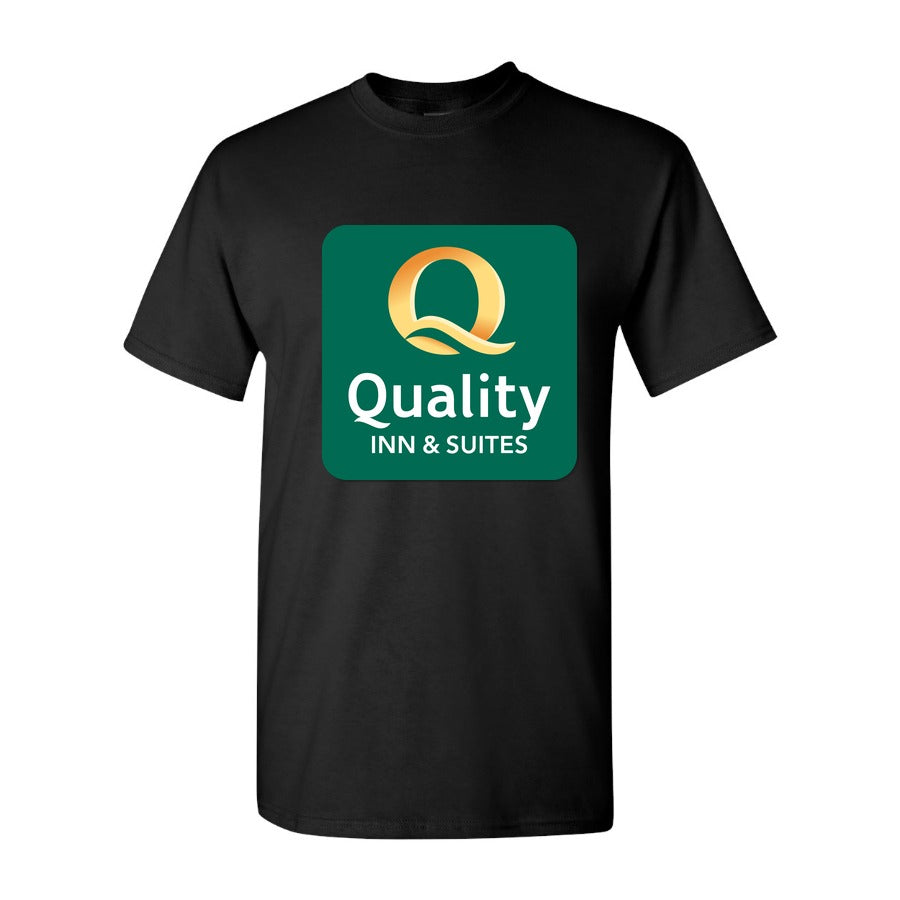 Men's Quality Inn & Suites Cotton T-Shirt - Black