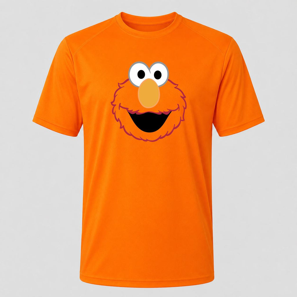 Men's Elmo Face Performance T-Shirt - Orange