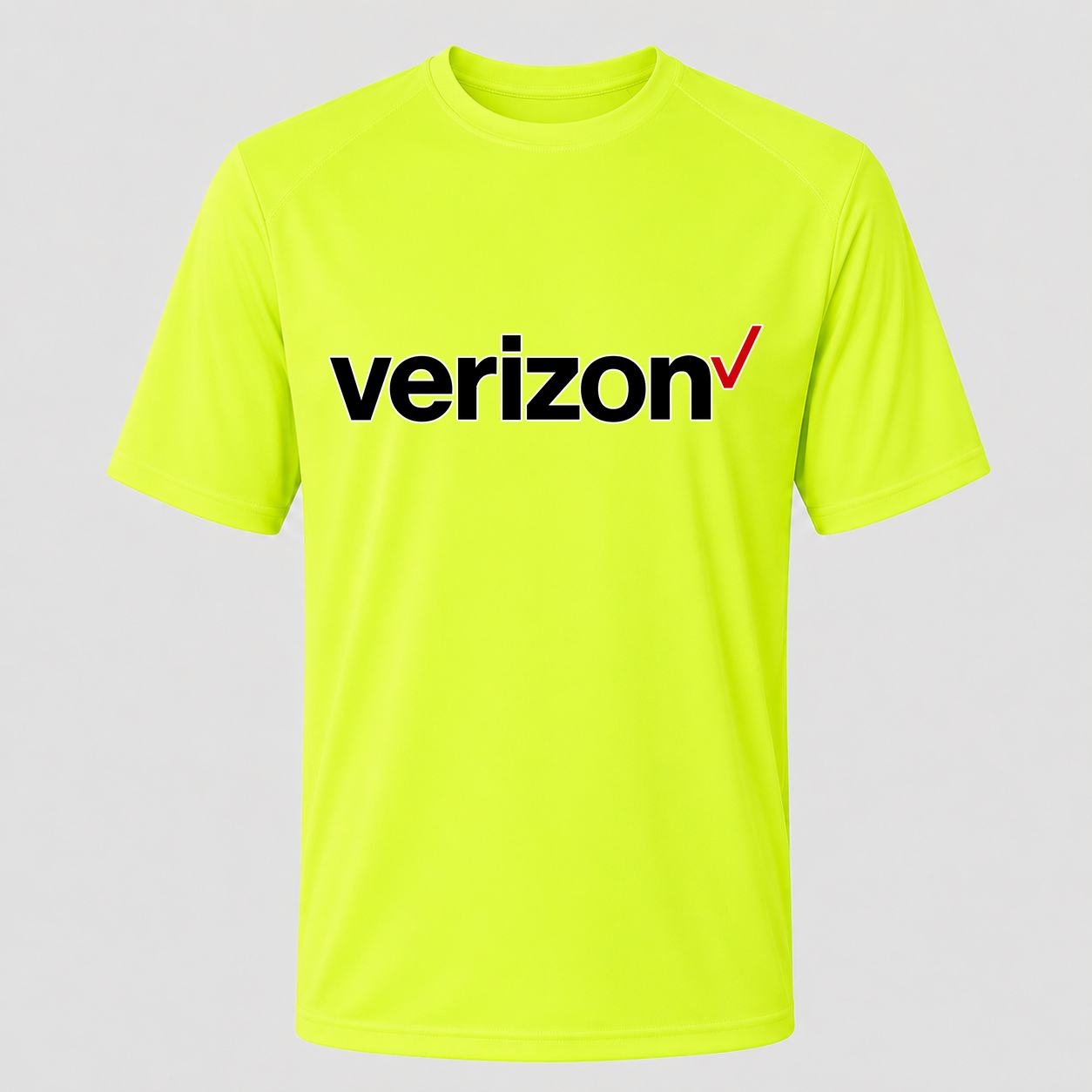 Men's Verizon Performance T-Shirt - Safety Green