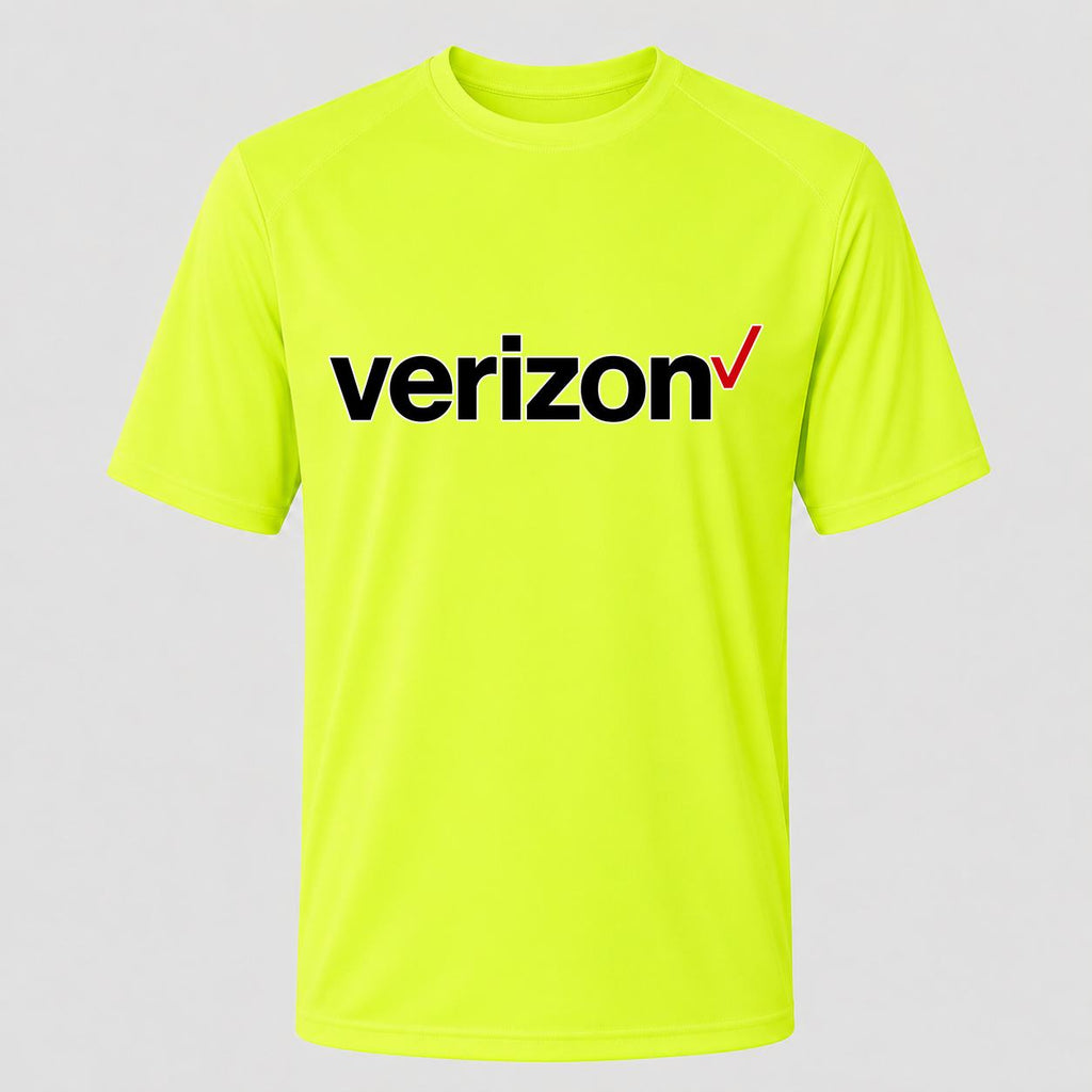Men's Verizon Performance T-Shirt - Safety Green