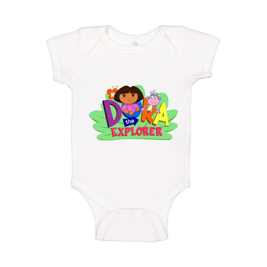 Dora the Explorer Baby Romper Onesie - White