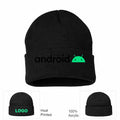 Android Black Beanie Hat
