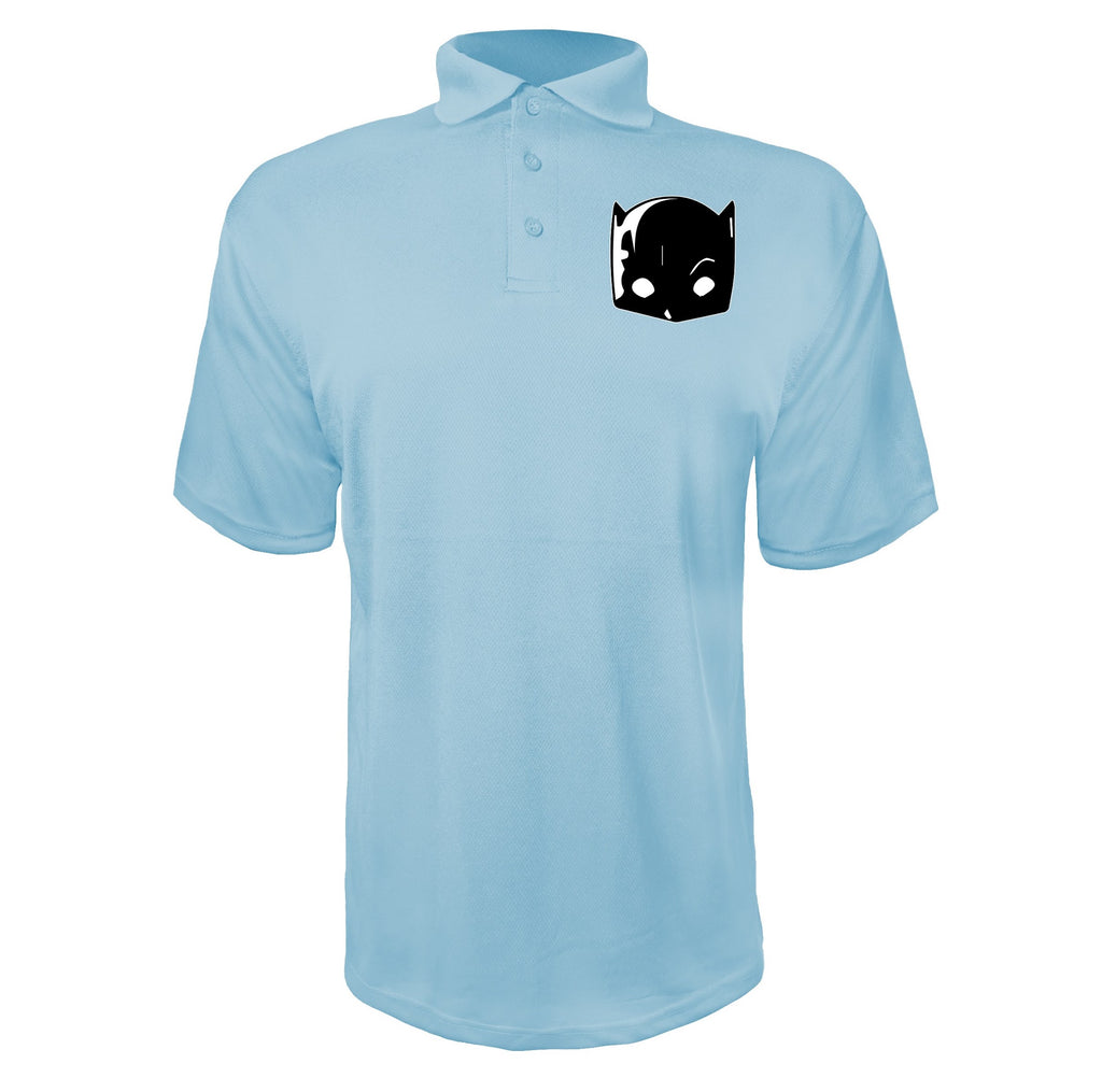 Hellcat PNG4 men's polyester polo in Sky Blue