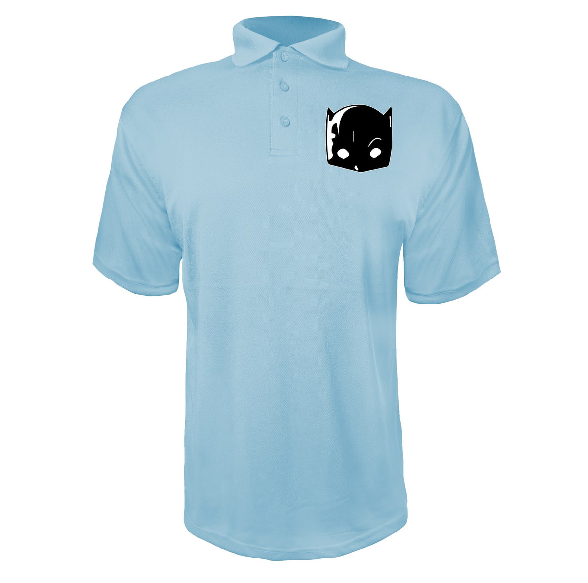 Hellcat PNG4 men's polyester polo in Sky Blue
