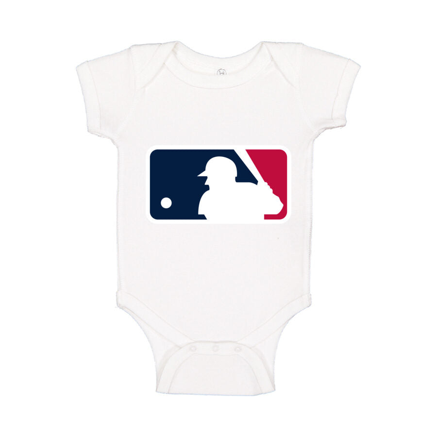 Major League Baseball Baby Romper Onesie - White