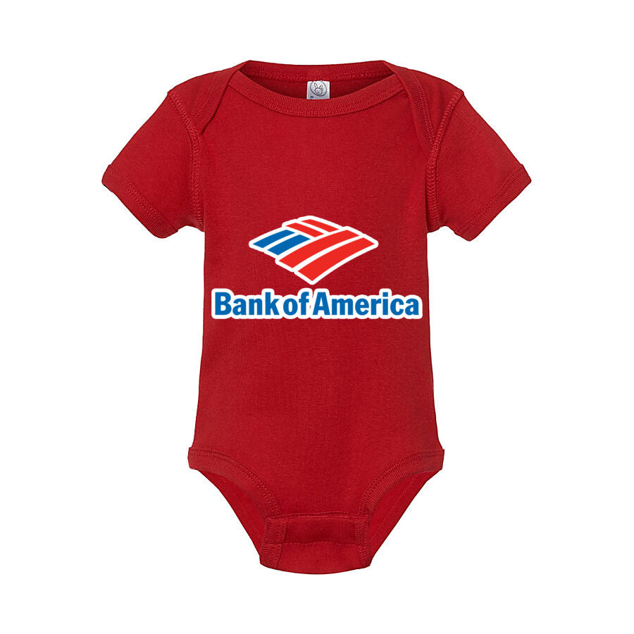 Bank of America Baby Romper Onesie - Red